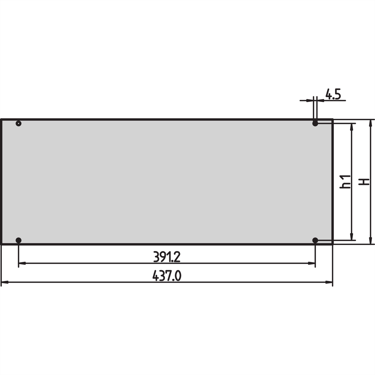 SCHROFF FRONT PANEL 4U, Ansicht 2