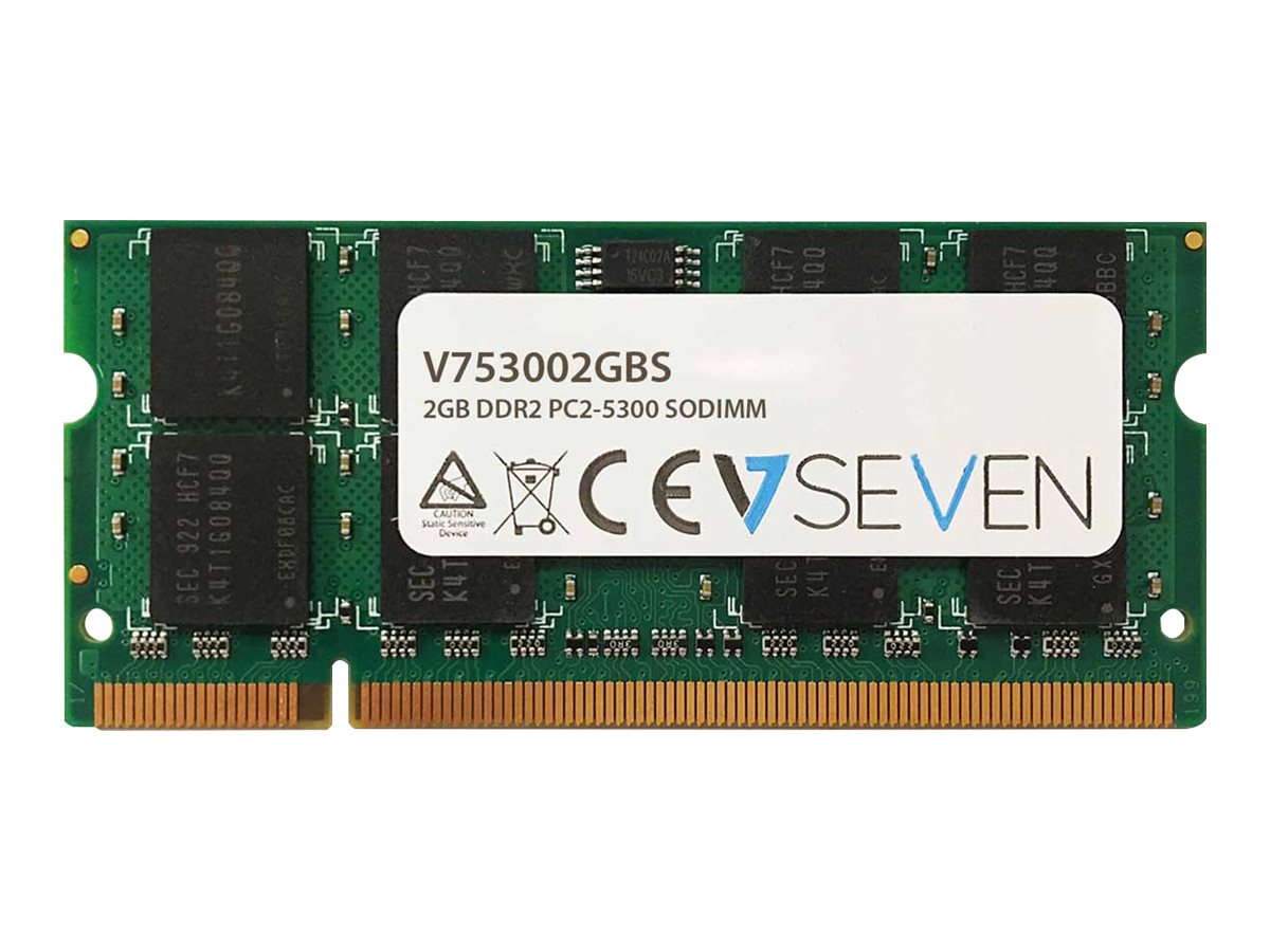 V7 - DDR2 - Modul - 2 GB - SO DIMM 200-PIN - 667 MHz / PC2-5300