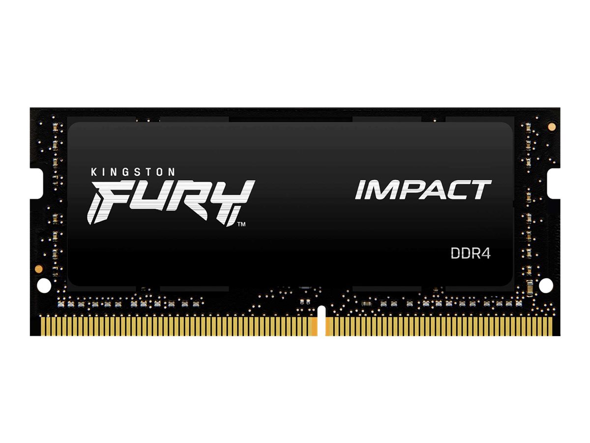 Kingston FURY Impact - DDR4 - Modul - 16 GB - SO DIMM 260-PIN - 3200 MHz / PC4-25600