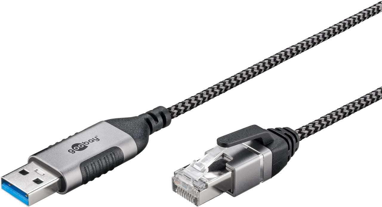 Goobay 74394 - Netzwerkadapter Kabel USB 3.0 Typ A Gigabit Ethernet 1.5 m - Kabel - Digital/Daten, Ansicht 4