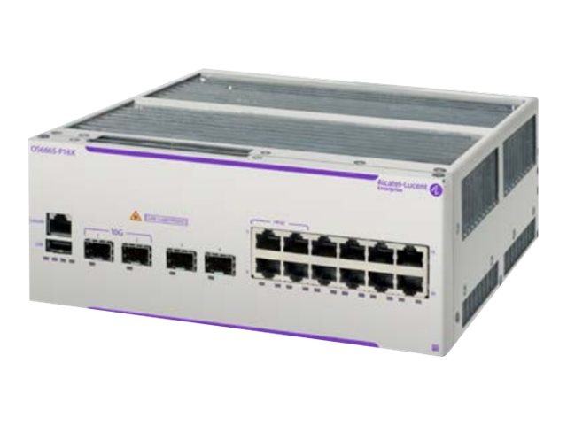 Alcatel Lucent OmniSwitch OS6865-P16X - Switch - L3 - managed - 2 x 1 Gigabit  10 Gigabit SFP+ + 2 x Gigabit SFP + 12 x 101001000 (PoE+)