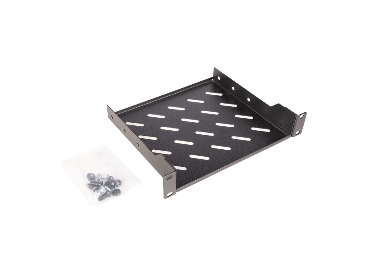 ROLINE 10 Zoll Fachboden 1 HE 200 T schwarz, Ansicht 2
