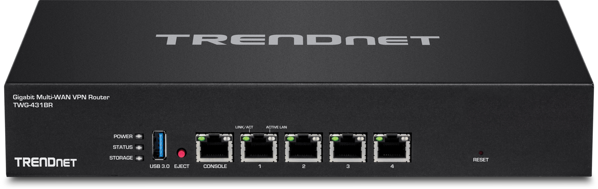 TRENDnet TWG-431BR - Router - GigE - WAN-Ports: 3, Ansicht 4