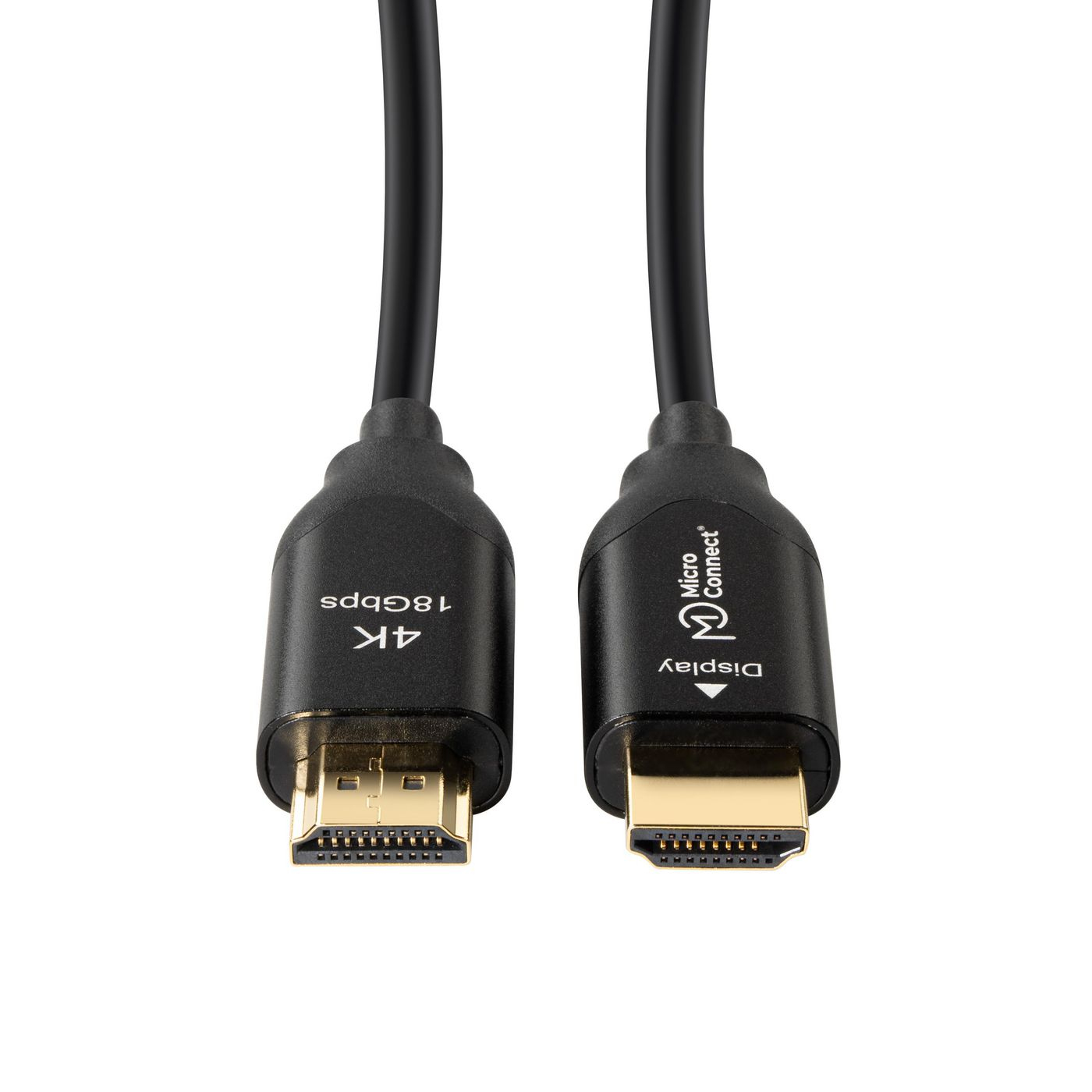 MicroConnect HDM1919100V2.0OP - 100 m - HDMI Typ A (Standard) - HDMI Typ A (Standard) - 4096 x 2160 Pixel - 3D - Schwarz, Ansicht 2