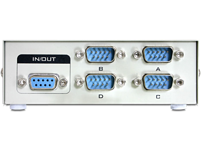 Delock Serial Switch RS-232 4-port manual - Switch, Ansicht 2