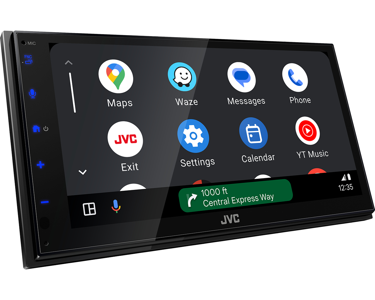 JVC KW-M695DBW, Schwarz, 1 DIN, 200 W, 50 W, 20 - 20000 Hz, 75 dB, Ansicht 3