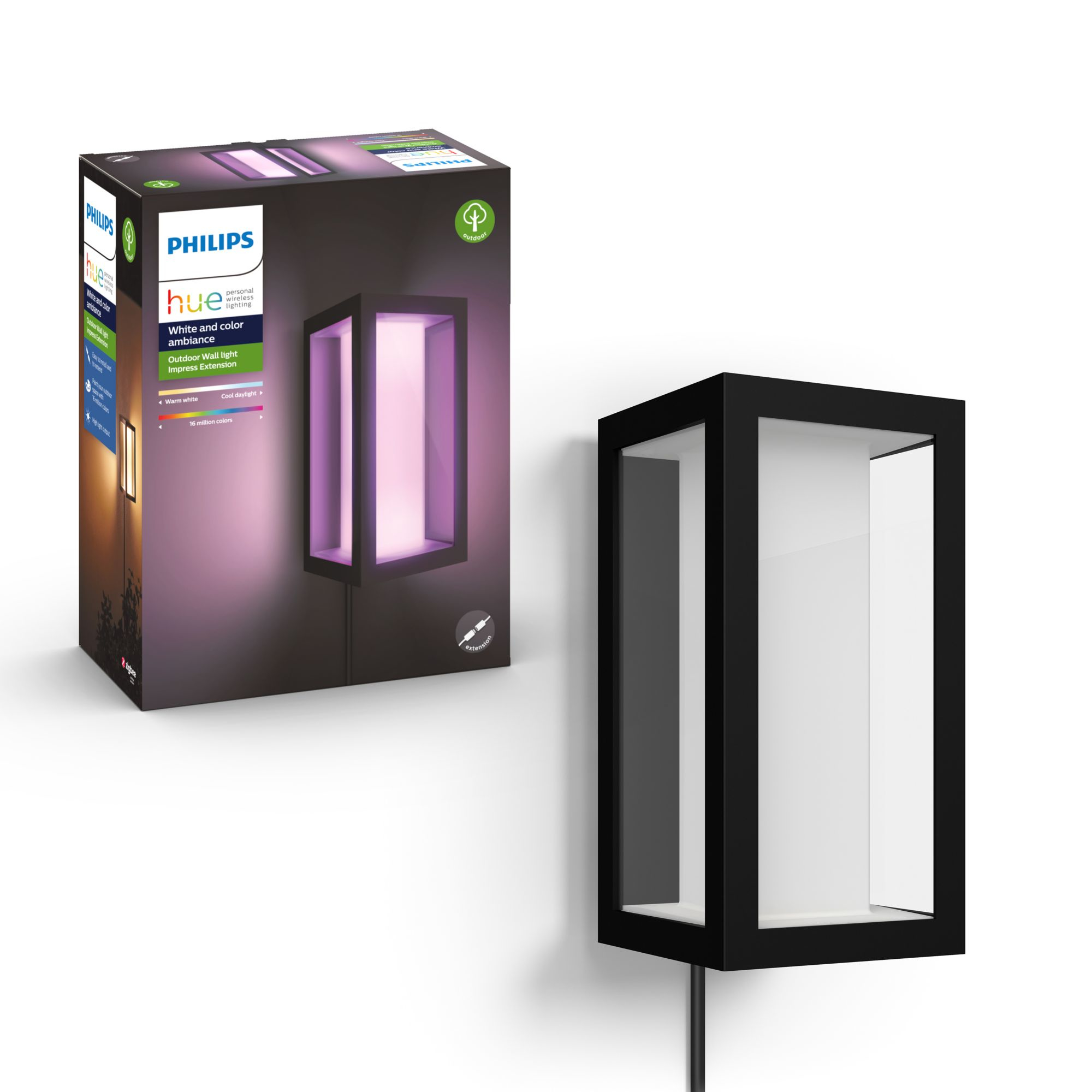Philips Hue White and Color Ambiance Impress - Wandleuchte - LED - 8 W (Entsprechung 49 W), Ansicht 2