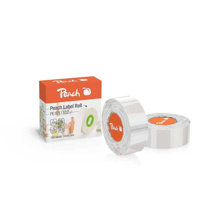 Peach Ersatzrollen für Laber Printer PE-110 transparent, Ansicht 2