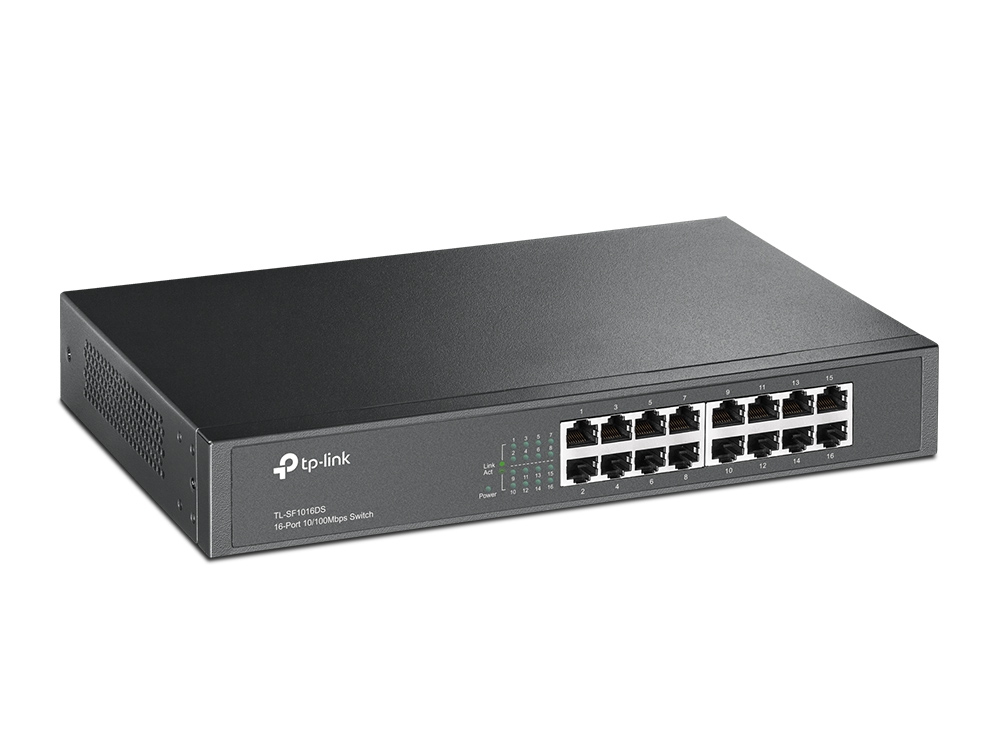TP-LINK TL-SF1016DS - Switch - 16 x 10/100 - Desktop, Ansicht 4