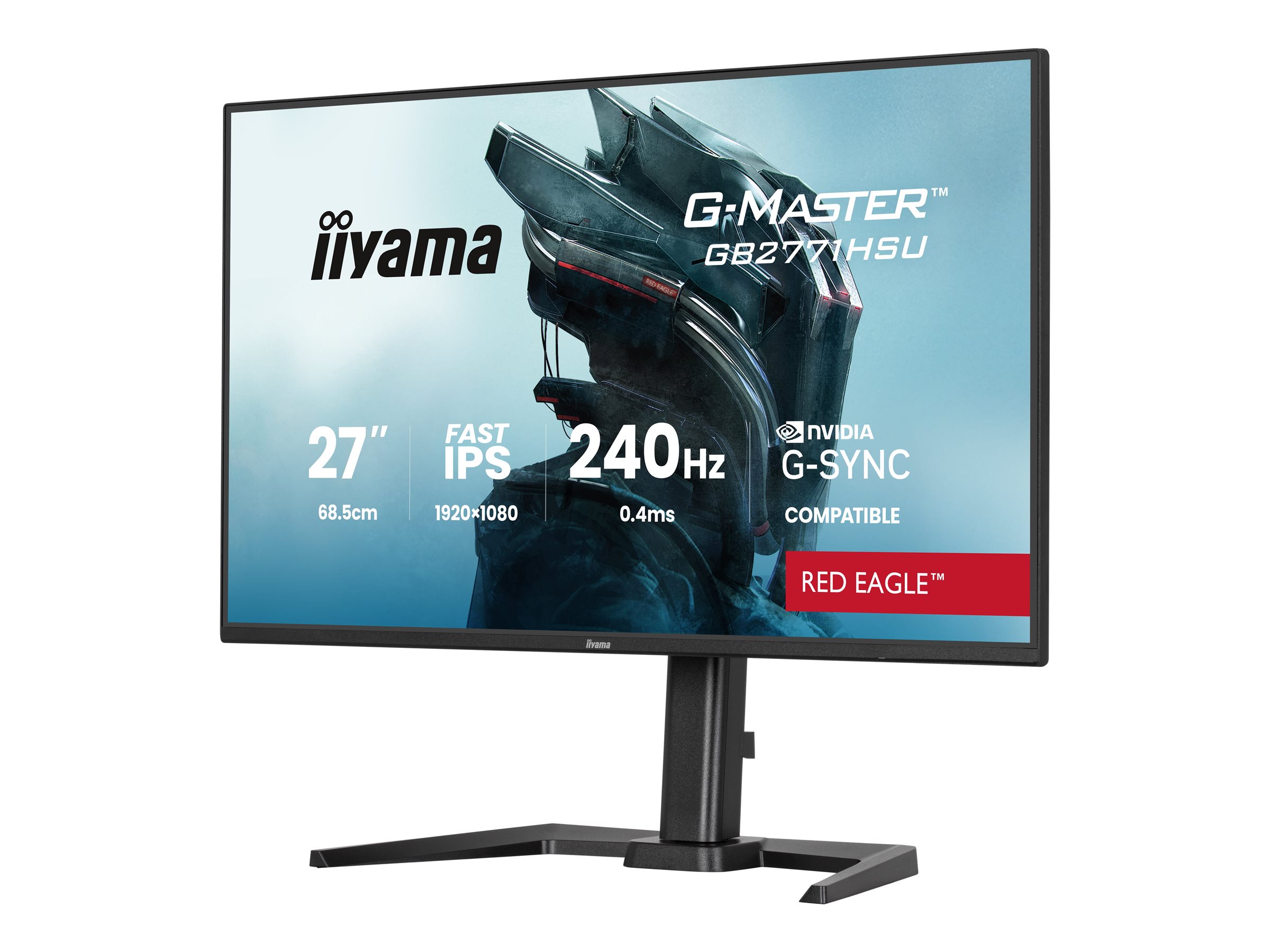 Iiyama G-MASTER Red Eagle GB2771HSU-B1 - LED-Monitor - Gaming - 68.6 cm (27), Ansicht 4