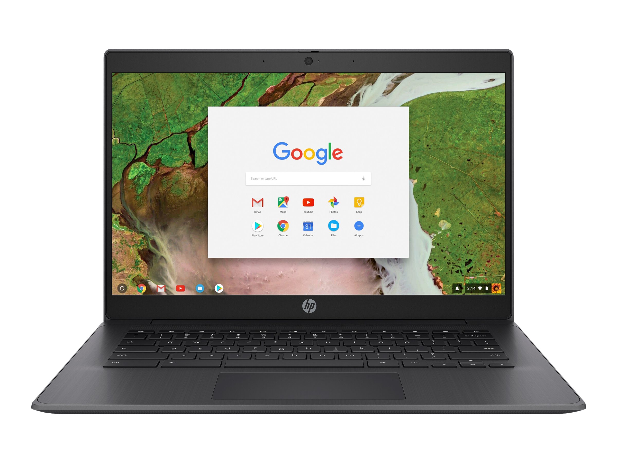 HP Chromebook 14 G6 - Intel Celeron N4120  1.1 GHz - Chrome OS - UHD Graphics 600 - 4 GB RAM - 32 GB eMMC - 35.6 cm (14)