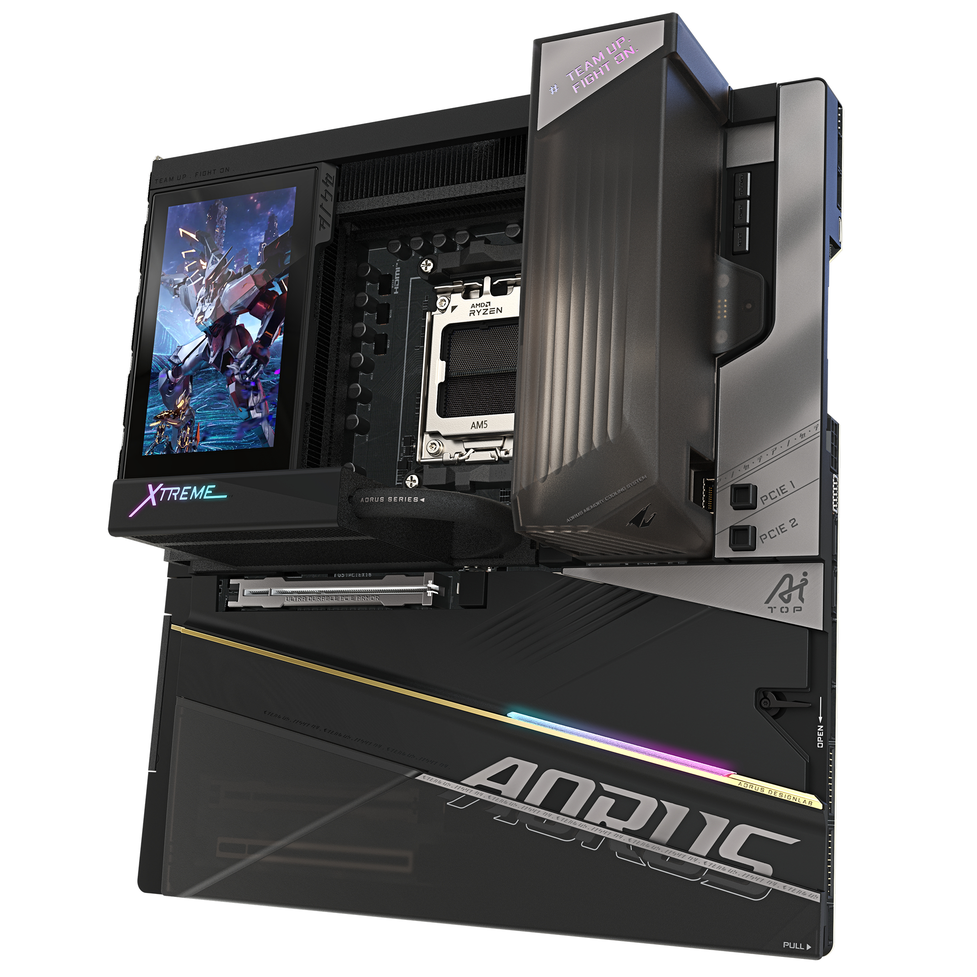 Gigabyte X870E A XTR X AI Top - Mainboard - AMD Sockel AM5 (Ryzen Zen4), Ansicht 3