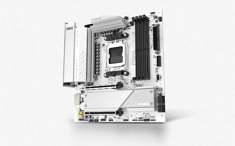 Sapphire Mainboard Pure B850M WiFi - Mainboard - AMD Sockel AM5 (Ryzen Zen4), Ansicht 3