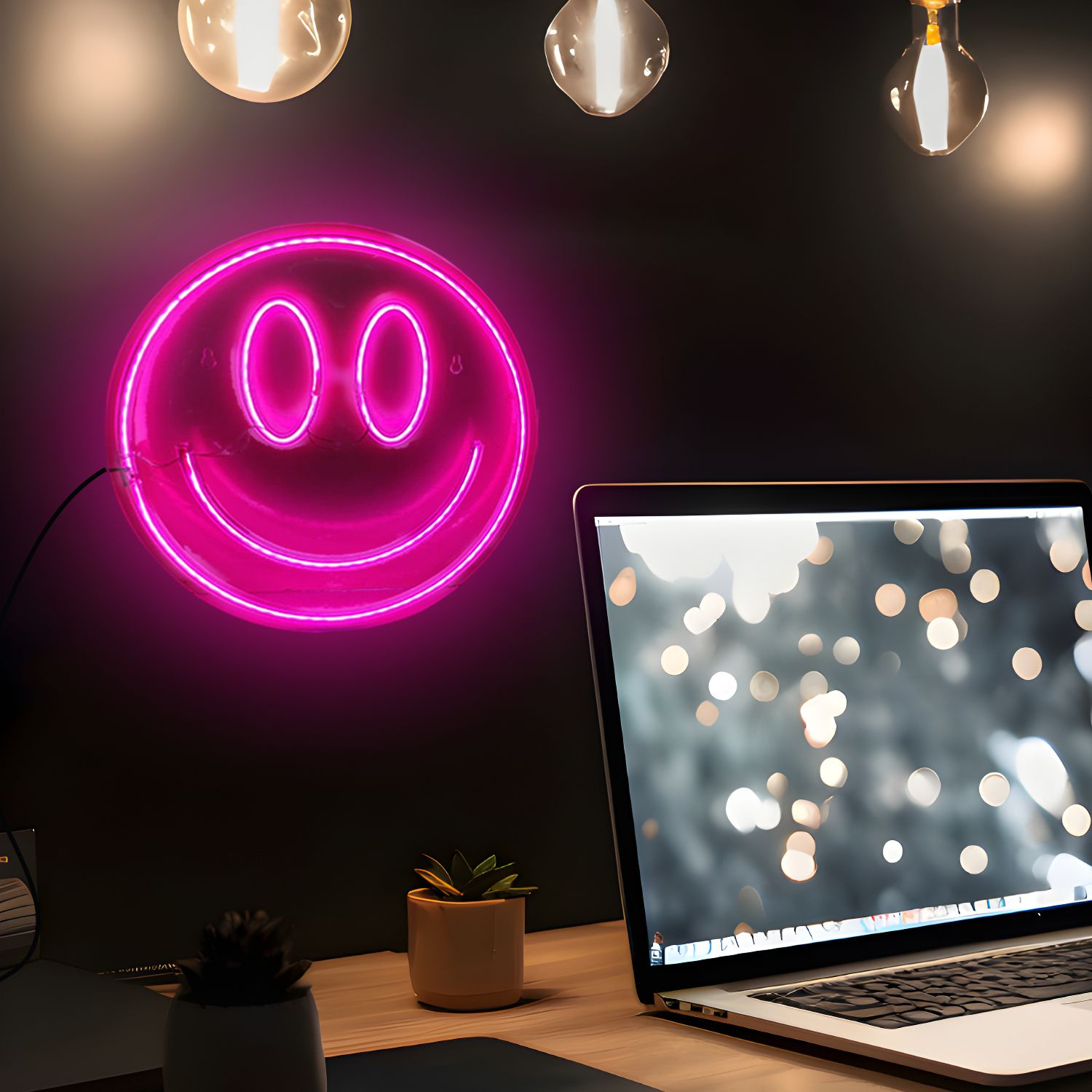 Mad Monkey Smiley Face Lampe, Ansicht 3