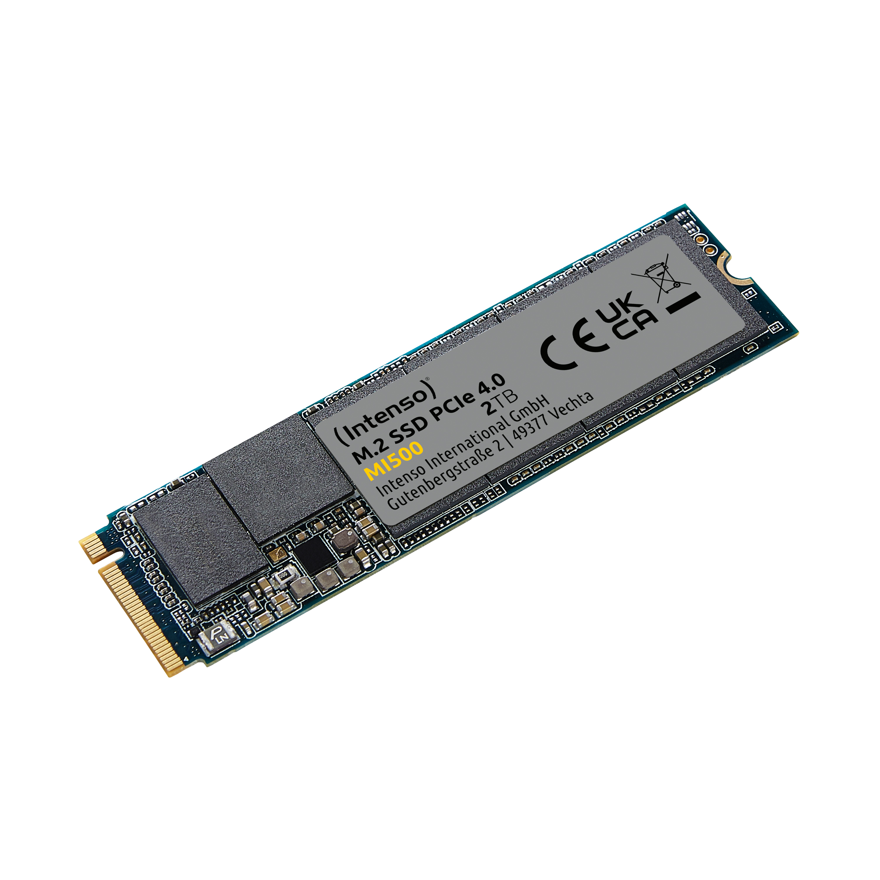 Intenso M.2 SSD MI500 2TB PCIe NVMe Gen 4x4, Ansicht 2