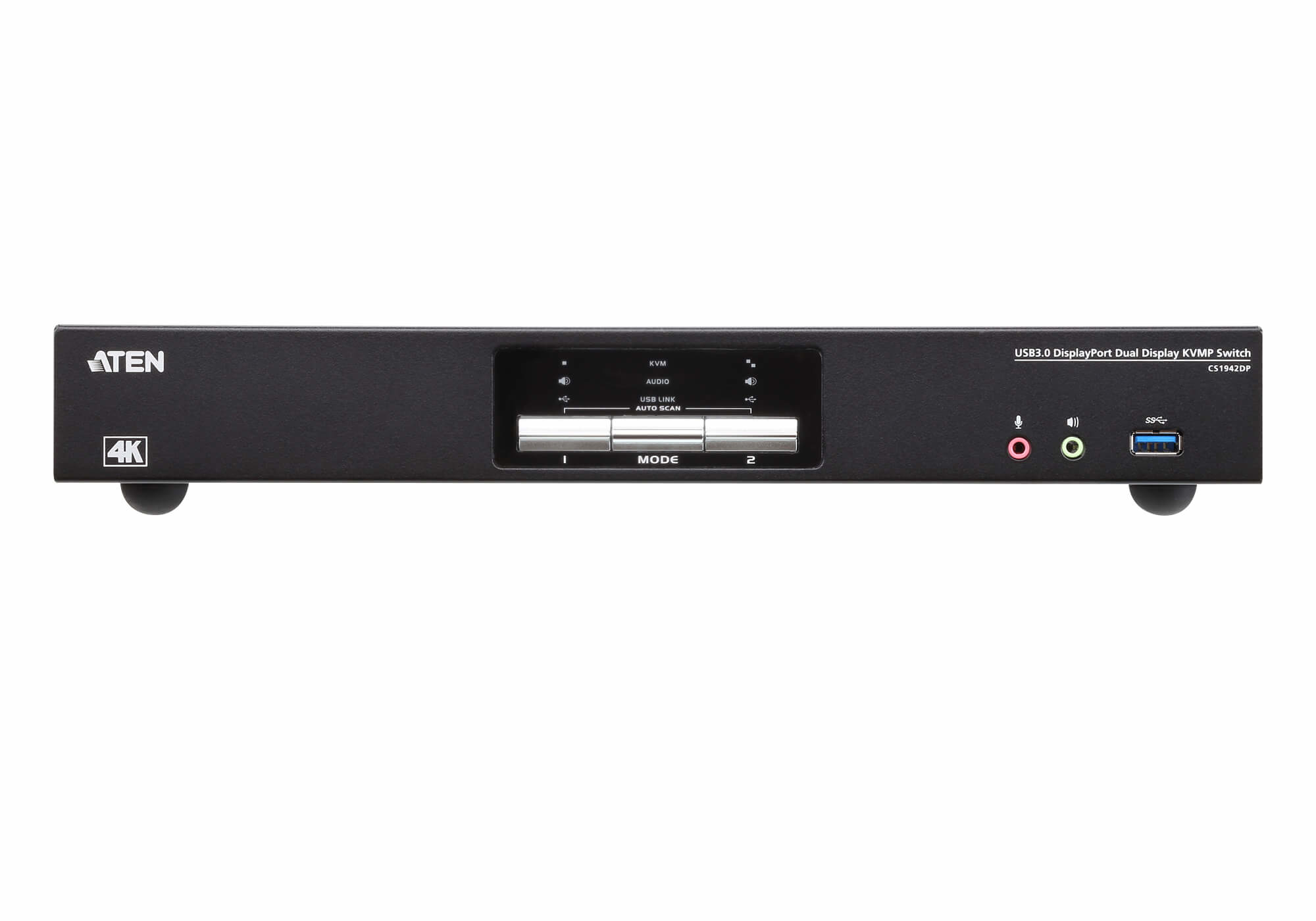 ATEN CS1942DP - KVM-/Audio-/USB-Switch - 2 x KVM/Audio, Ansicht 4