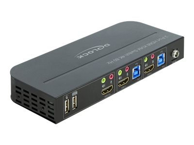 Delock HDMI KVM Switch 4K 60 Hz with USB 3.0