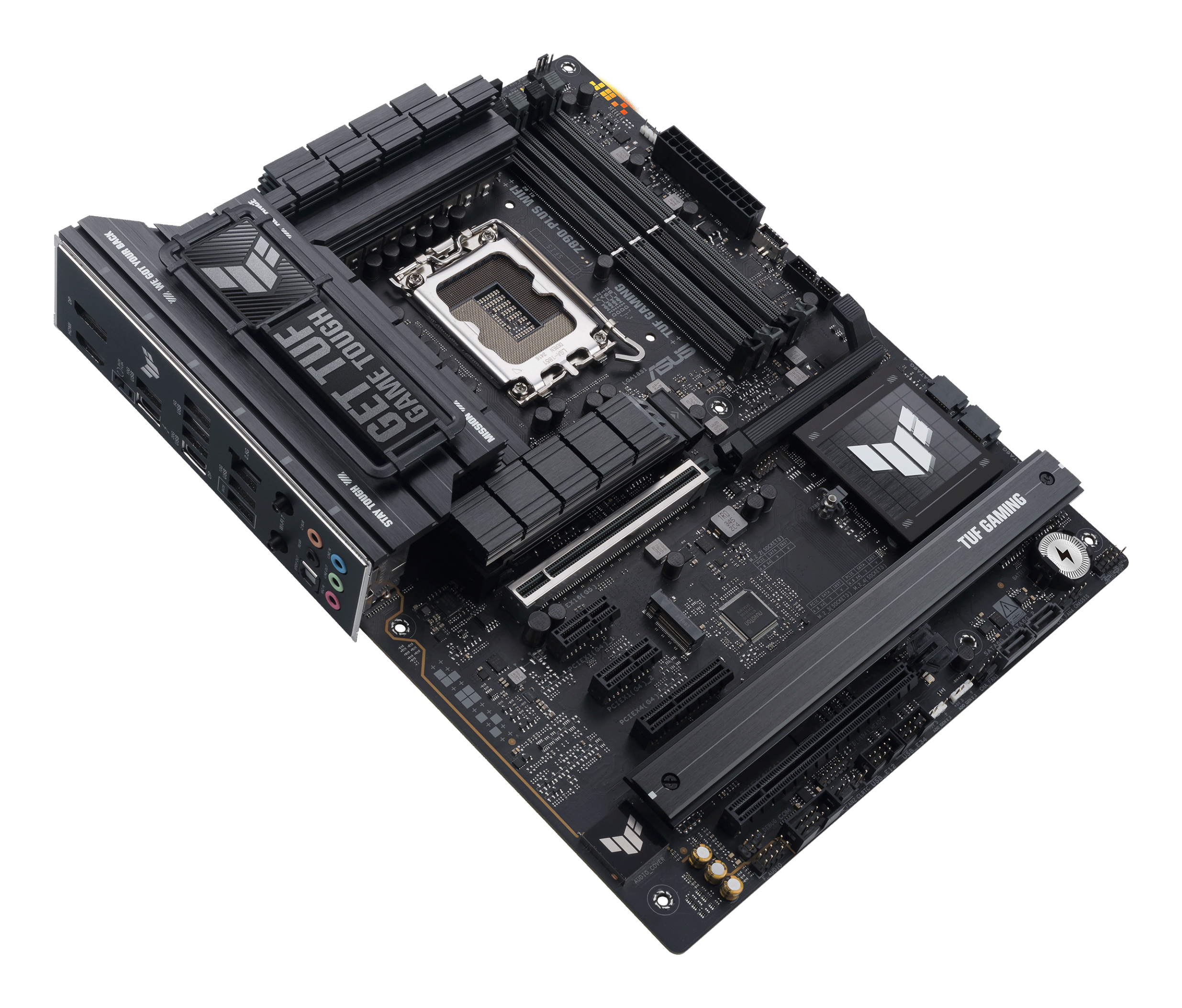ASUS TUF GAMING Z890-PLUS WIFI - Motherboard - ATX - LGA1851-Sockel - Z890 Chipsatz - USB4, USB-C 3.2 Gen 2x2, Ansicht 2