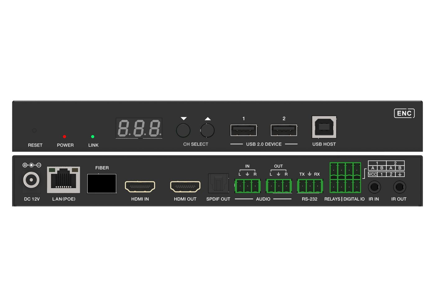 VivoLink AV over IP 4K60Hz JPEG2000 Videowall Matrix - Encoder, Ansicht 2