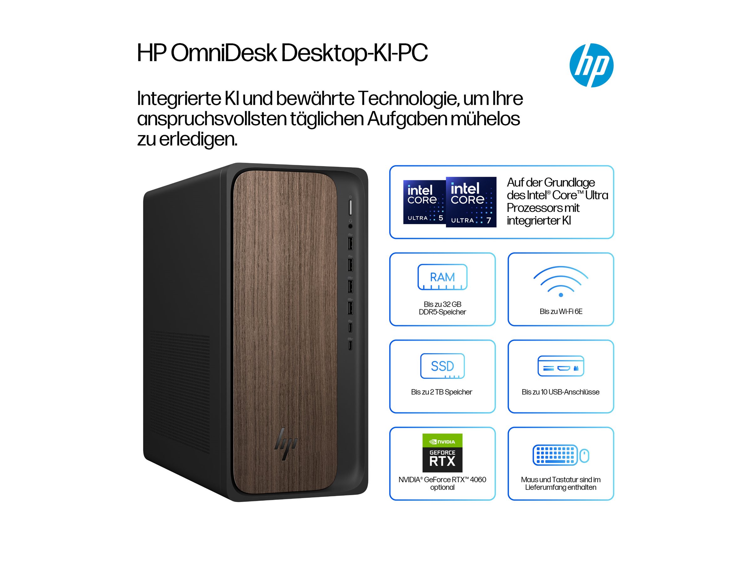 HP OmniDesk M03-0000i - Tower - Core Ultra 5