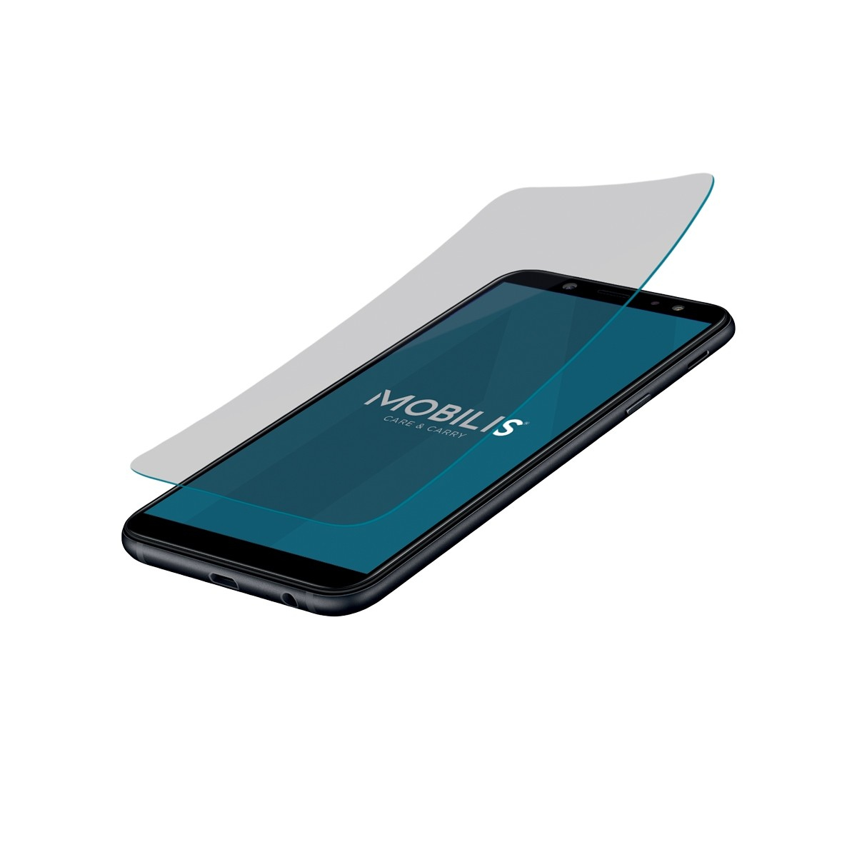 Mobilis Bildschirmschutz für Handy - bruchsicher, stoßfest, IK06, Ansicht 2