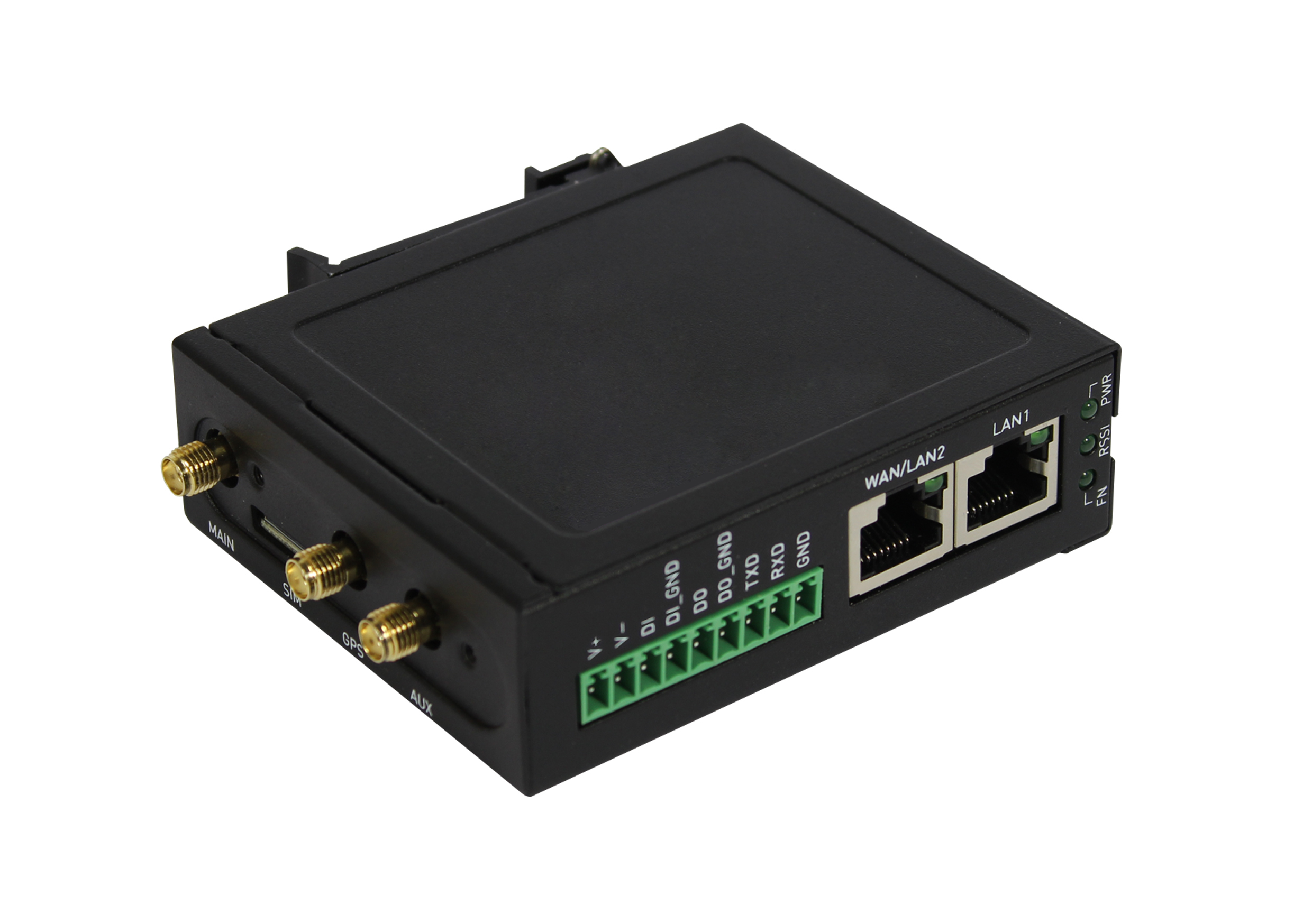 ALLNET 182958 - Eingebauter Ethernet-Anschluss - 3G - 4G - 4G - Schwarz - Tabletop-Router, Ansicht 2
