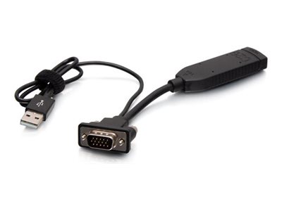 C2G VGA to HDMI Dongle Adapter Converter - Videoadapter - HDMI USB zu HD-15 (VGA)