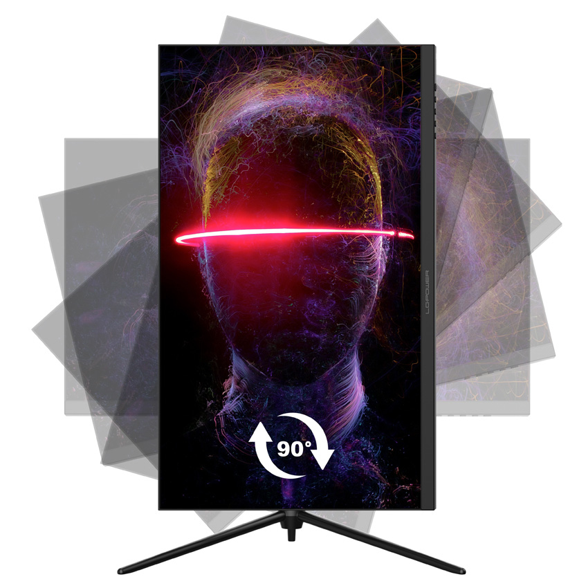 LC-Power LC-M27-4K-UHD-144-V2 - LCD-Monitor - 68.6 cm (27), Ansicht 4