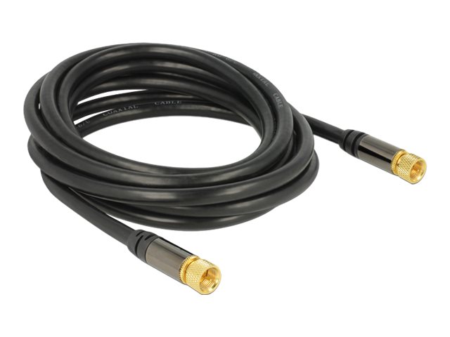 Delock Antennenkabel - F-Stecker männlich zu F-Stecker männlich