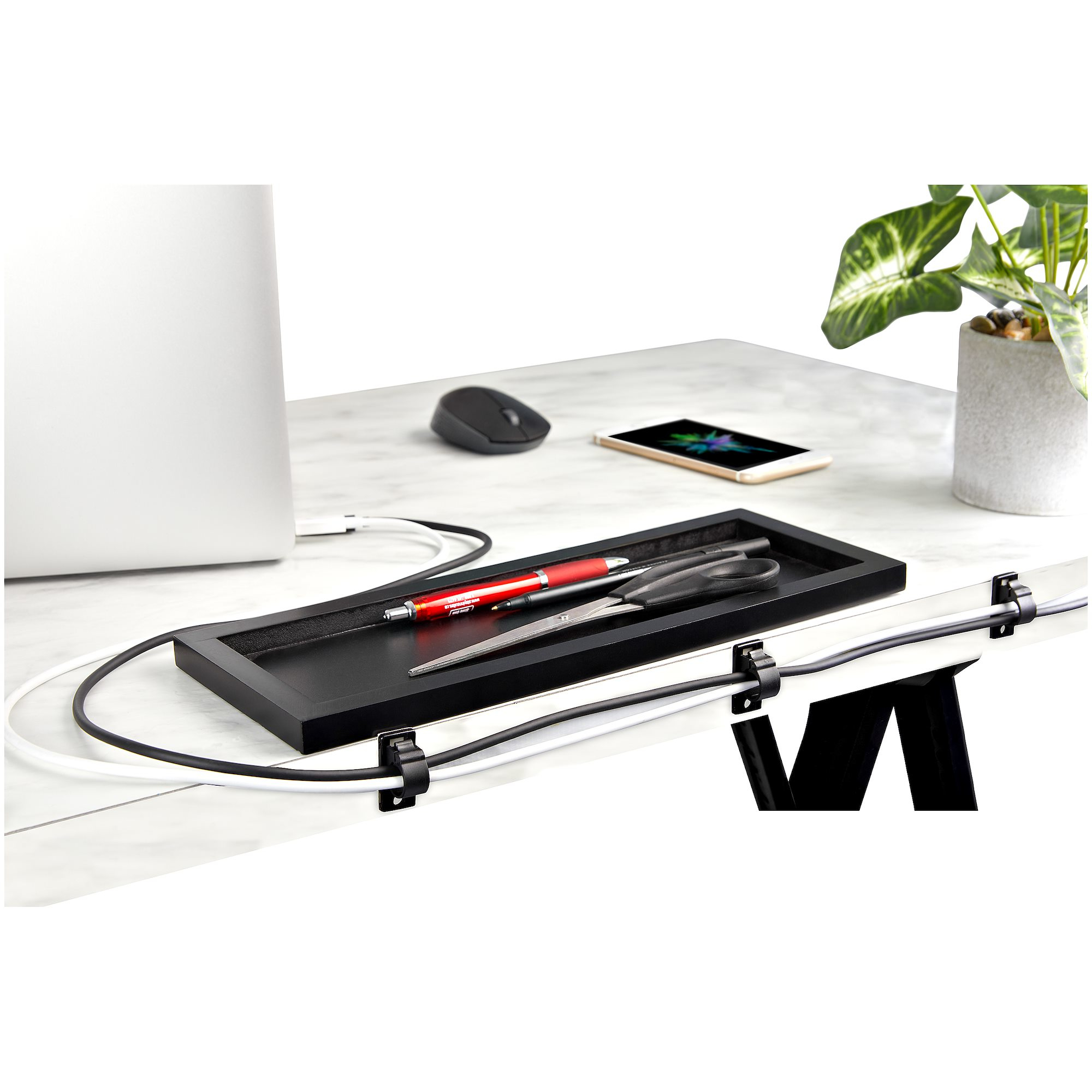 StarTech.com 100 Selbstklebende Kabelklemmen Mittel - PC Kabelmanagement/Kabelhalterung - Kabel Organisator, Ansicht 4