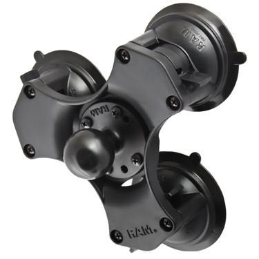 Ram Mounts RAM RAP-365-224-1U - Sockel mit 3 Saugnäpfen, Ansicht 2