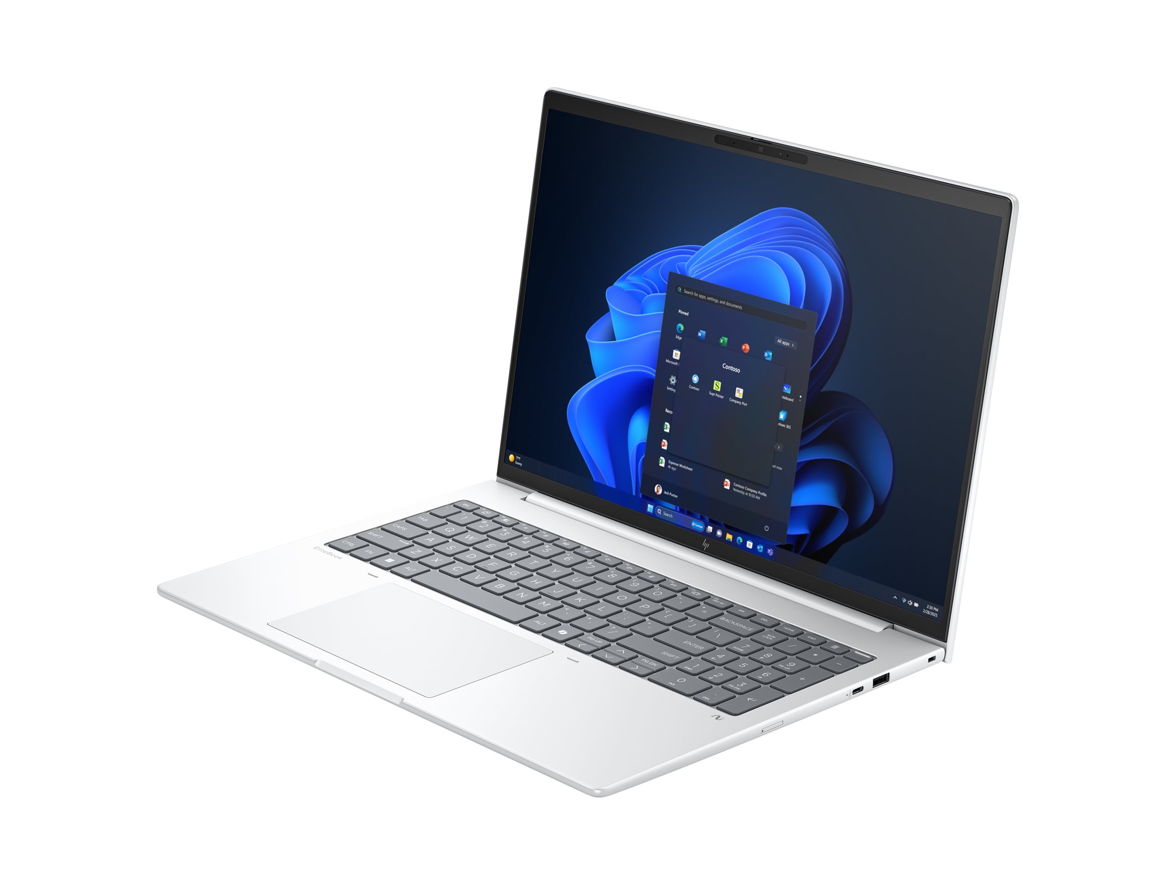 HP EliteBook 8 G1i Notebook AI - 174-Grad-Scharnierdesign - Intel Core Ultra 5 225U / 1.5 GHz - Win 11 Pro - Intel Graphics - 16 GB RAM - 512 GB SSD NVMe - 40.6 cm (16")