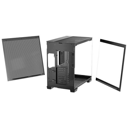 Antec Geh Antec C8 Wood Full Tower schwarz retail - Tower - ATX, Ansicht 2