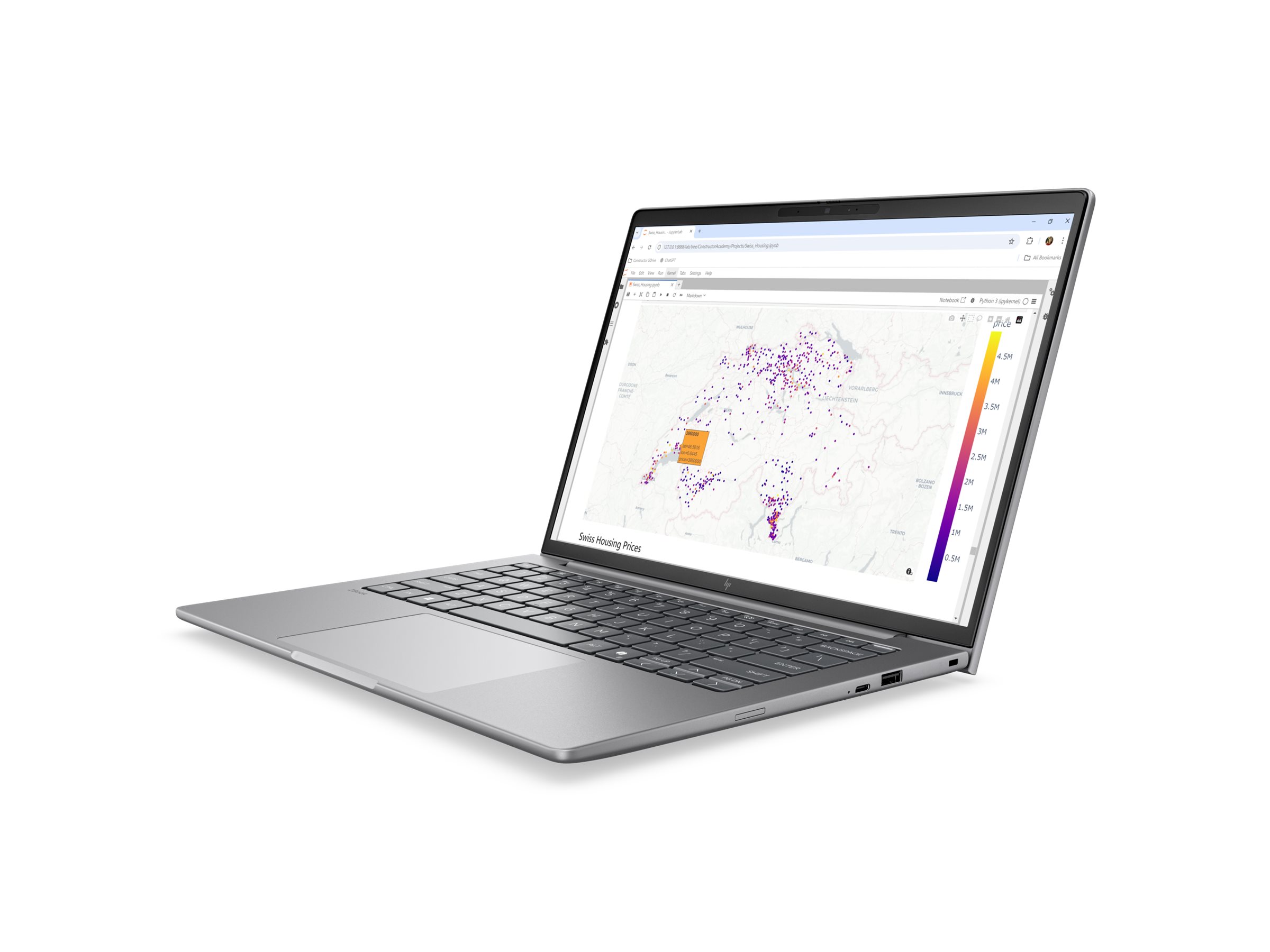 HP ZBook 8 G2a Mobile Workstation - AMD Ryzen AI 7 PRO 450 - Win 11 Pro - Radeon 840M - 48 GB RAM - 1 TB SSD NVMe - 35.6 cm (14")