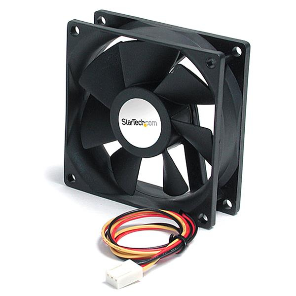 StarTech.com 92mm Gehäuselüfter - Lüfter 9cm für PC Gehäuse mit 3-pin Molex Stecker (92mmx92mmx25mm), Ansicht 2