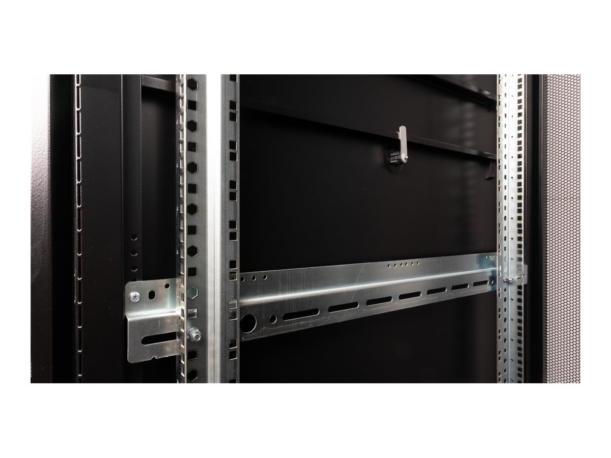 ROLINE 19 Zoll Serverschrank Pro 42 HE 600x1000 BxT schwarz, Ansicht 3