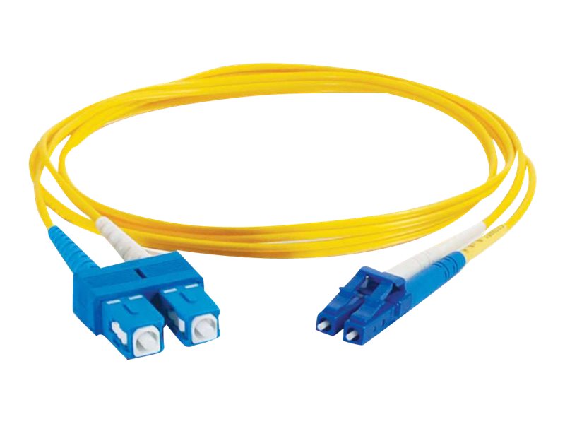 C2G LC-SC 9/125 OS1 Duplex Singlemode PVC Fiber Optic Cable (LSZH), Ansicht 4