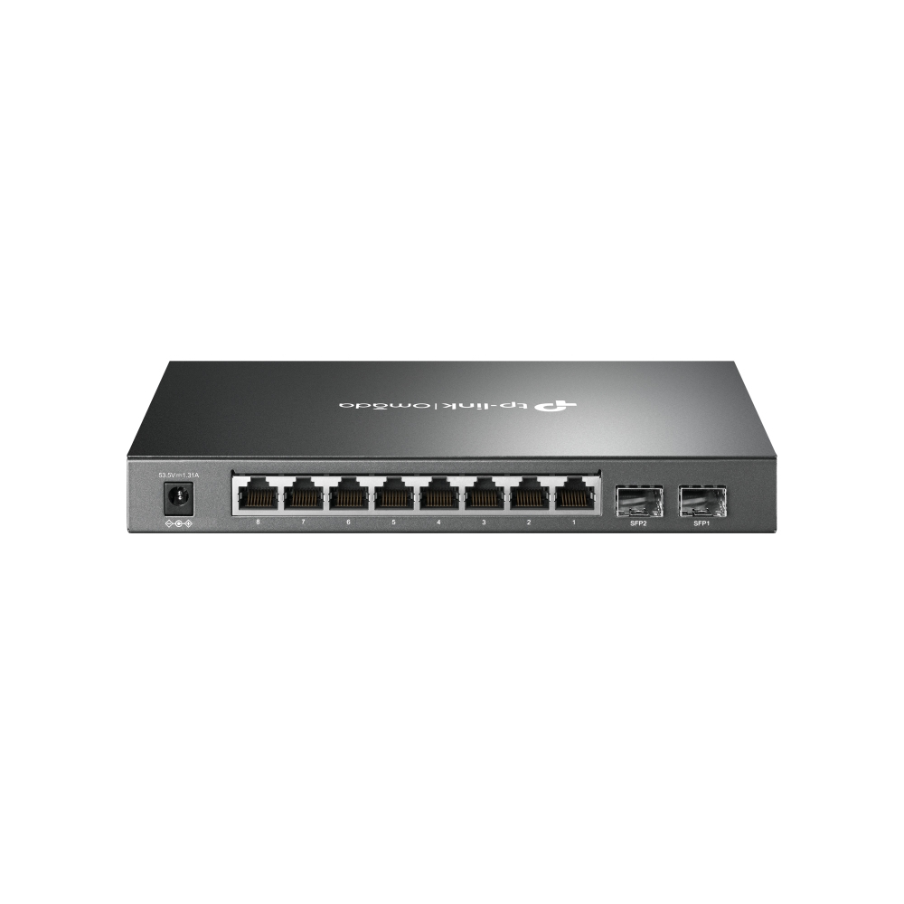 TP-LINK TL-SG2210P 8-Port Gigabit Smart PoE Switch with 2 SFP Slots - Switch - managed - 8 x 10/100/1000, Ansicht 3