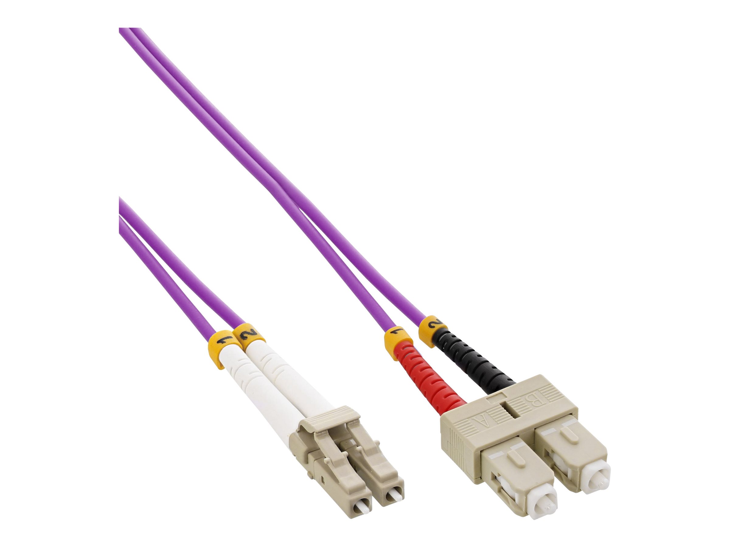 InLine LWL Duplex Kabel - LCSC - 50125µm - OM4 - 05m