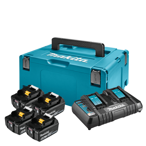 Makita LXT - Batterieladegerät + Batterie 4 x, Ansicht 4