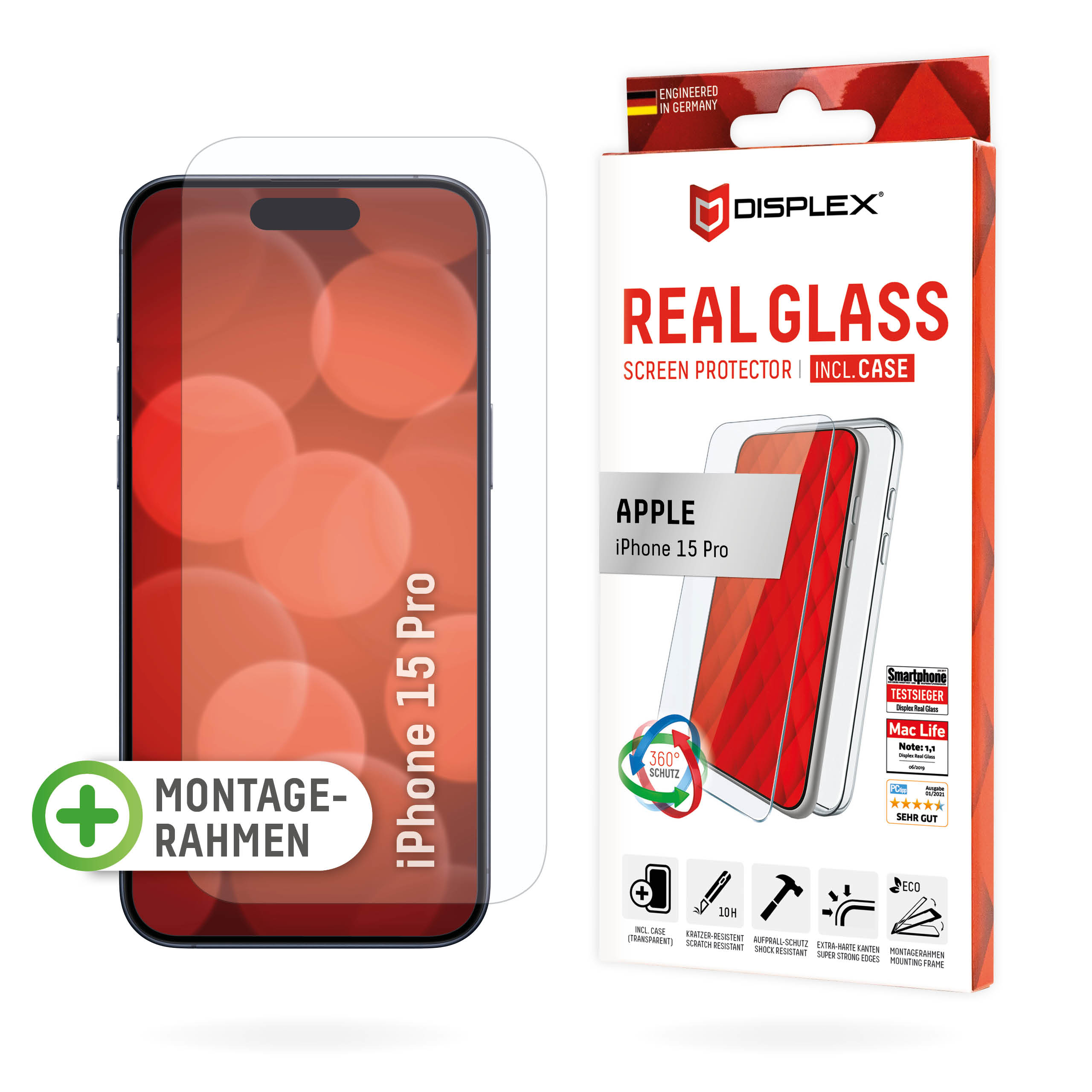 E.V.I. Real Glass+ Case iPhone 15 Pro, Ansicht 2