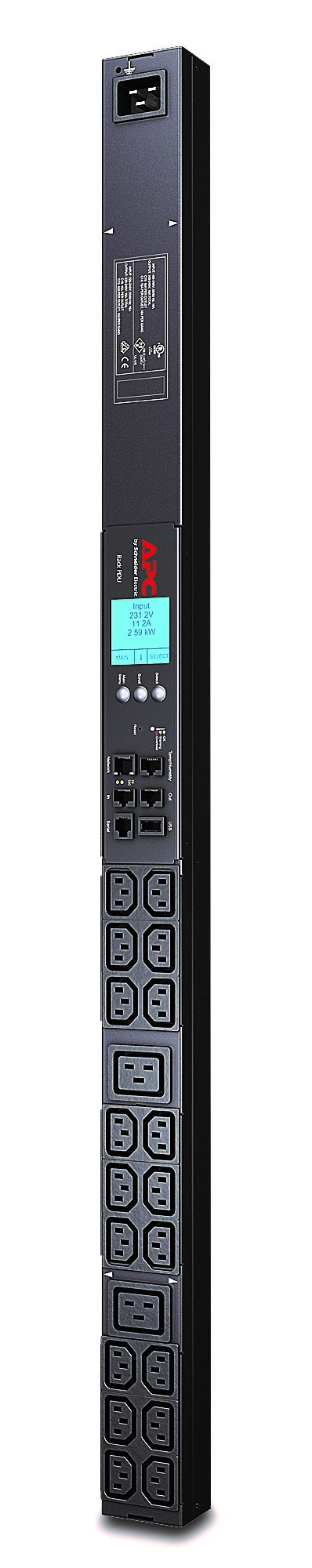 APC Metered Rack PDU - Steckdosenleiste (Rack - einbaufähig), Ansicht 2