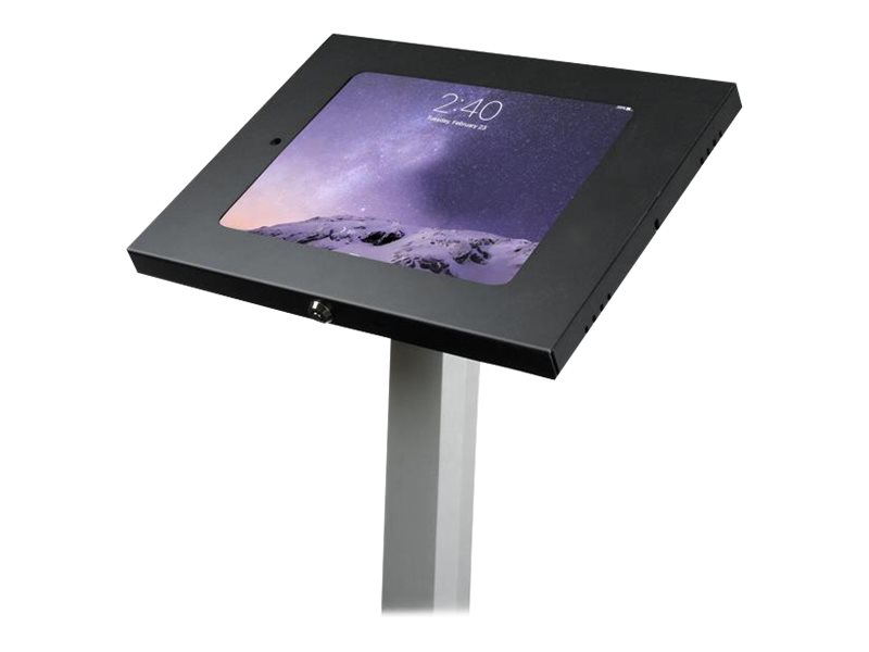 StarTech.com Startech Verschließbarer Bodenständer für iPad - Metall Tablet Gehäuse - Unterstützt 9.7" iPad, iPad Air, iPad Pro - Befestigungskit (Füße, Stange, Halter, Anschlussstück für Stange, Pol Basis, Basis)