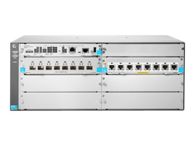 Vorschau: HPE Aruba 5406R 8-port 1/2.5/5/10GBASE-T PoE+ / 8-port SFP+ (No PSU)