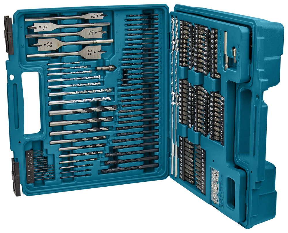 Makita Bohrer-Bit-Set - Elektro-Mehrzweckwerkzeug - Bohrerbit-Set - Metall - Stein - Holz - 3 - 10 mm - 4 - 7.5 mm, Ansicht 3