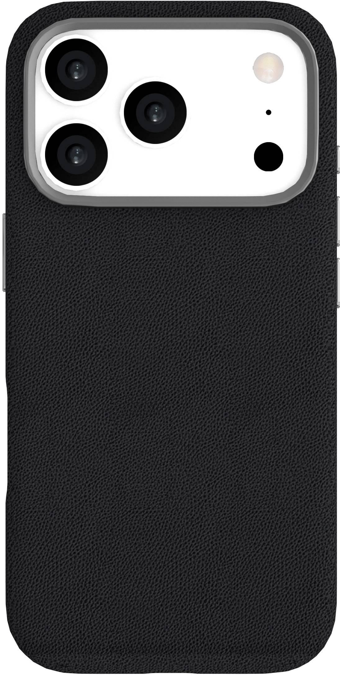 eSTUFF INFINITE GRS VENICE iPhone 17 Pro Black Leather Magnetic ES67160029, Ansicht 2