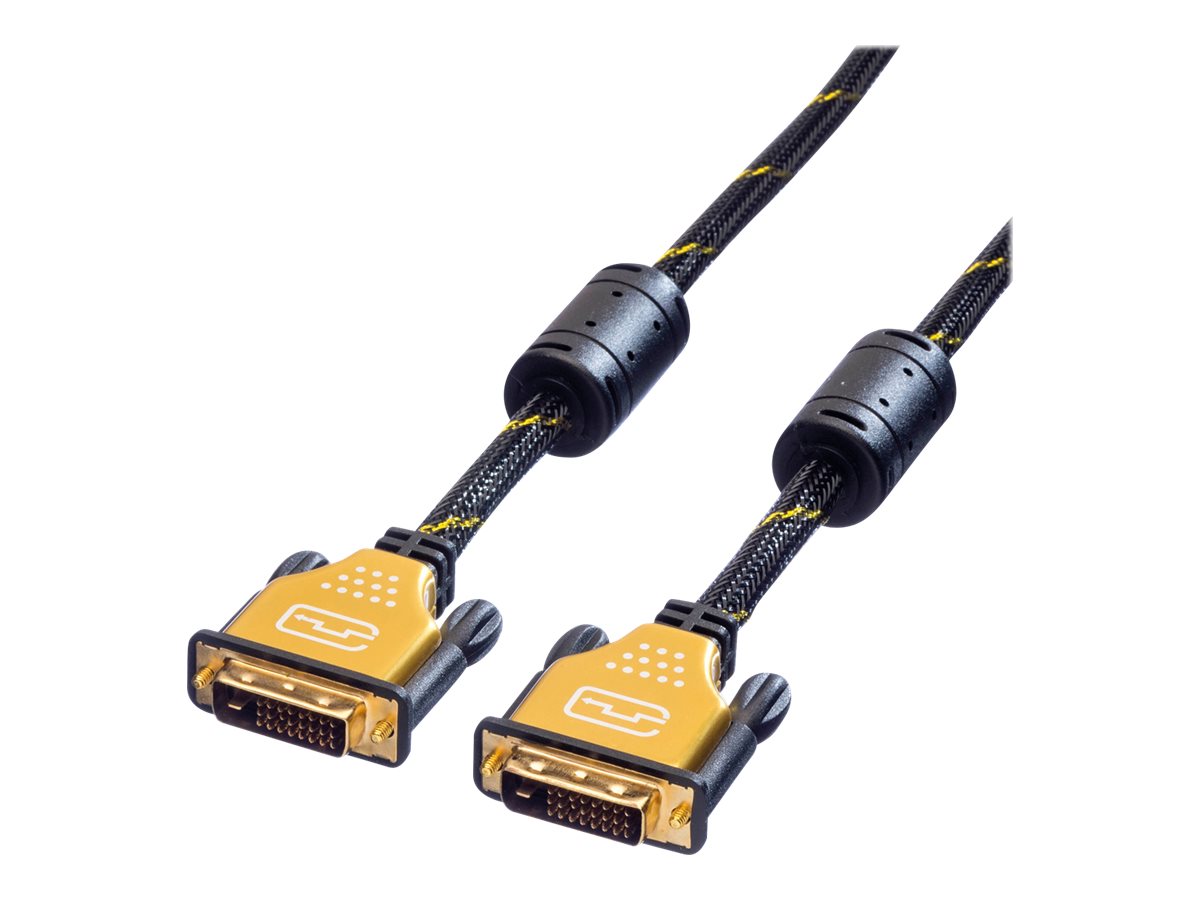 Roline Gold - DVI-Kabel - Dual Link - DVI (M) zu DVI (M) - 5 m