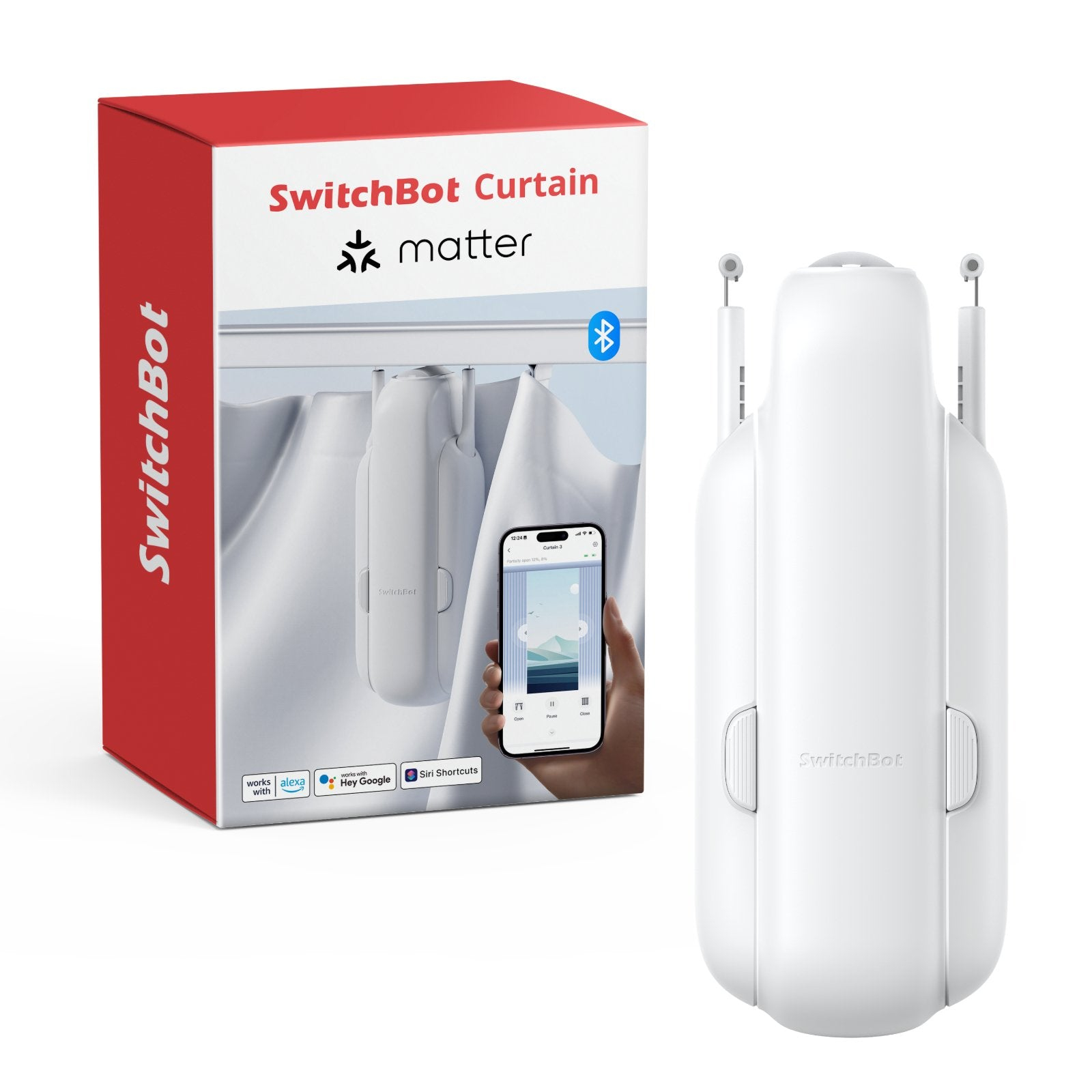 Switchbot Smart Curtain 3 Rod - Automatischer Vorhangöffner, Ansicht 4