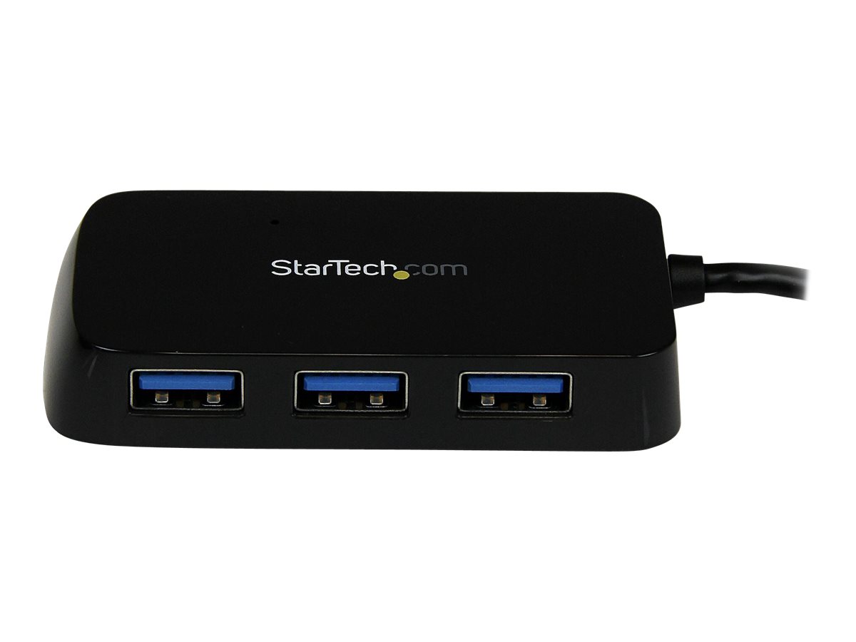 StarTech.com 4 Port USB 3.0 SuperSpeed Hub - Schwarz, Ansicht 4