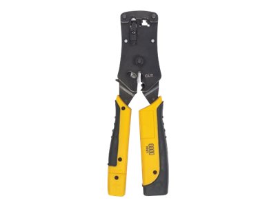 Intellinet Universal Crimpwerkzeug und Kabeltester, 2-in-1-Werkzeug zum Schneiden, Abisolieren, Crimpen und Testen, Ansicht 4